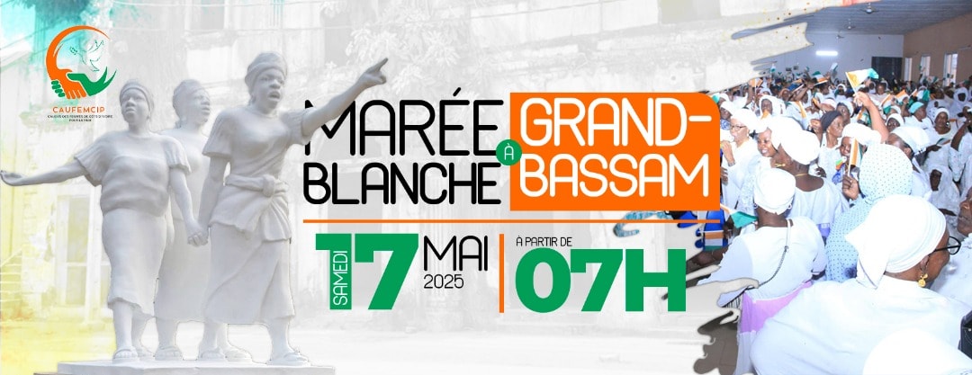 Le Caucus des Femmes de Côte d’Ivoire pour la Paix sur les traces des pionnières de la marche sur Grand-Bassam